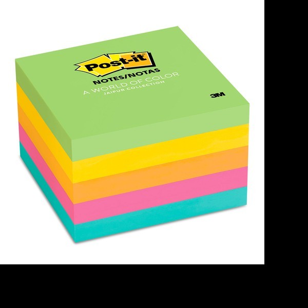 NOTAS ADH. 3X3 POST-IT 654 SSHT 90H COLORES E6